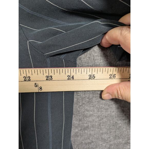 Tony Hawk Dark Grey‎ Striped Button Up Skater Shirt Mens Size XL - Picture 7 of 9